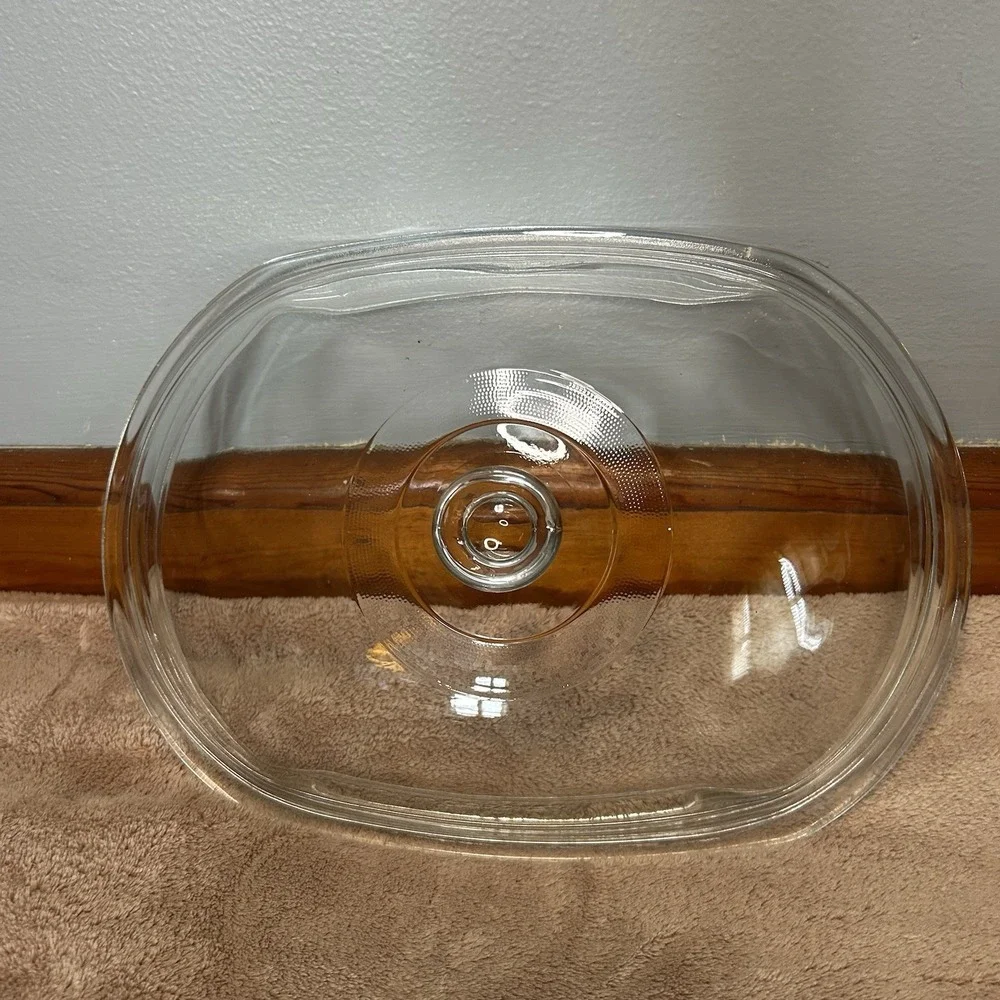 Pyrex Oval Domed Replacement Lid Clear 11.25‎ Inch x 8.75 Inch